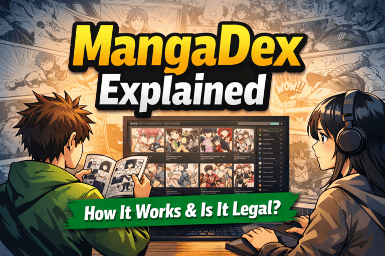 MangaDex explained guide showing how the platform works and its legality