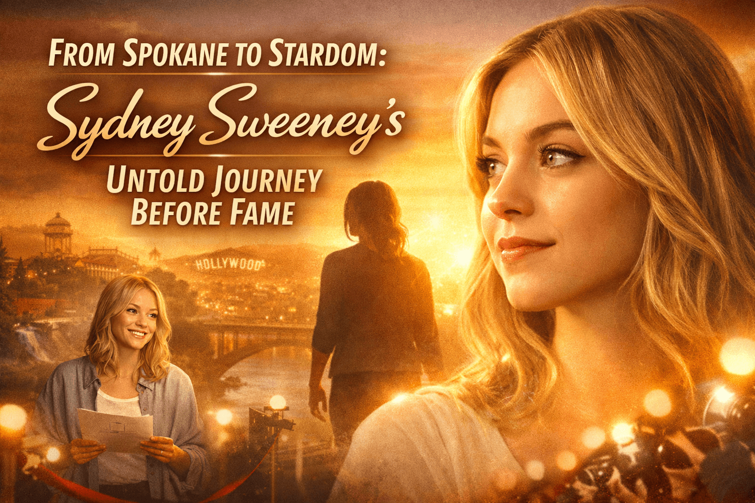 Sydney Sweeney Before Fame: From Spokane to Hollywood – her untold journey and rise as a young actress.