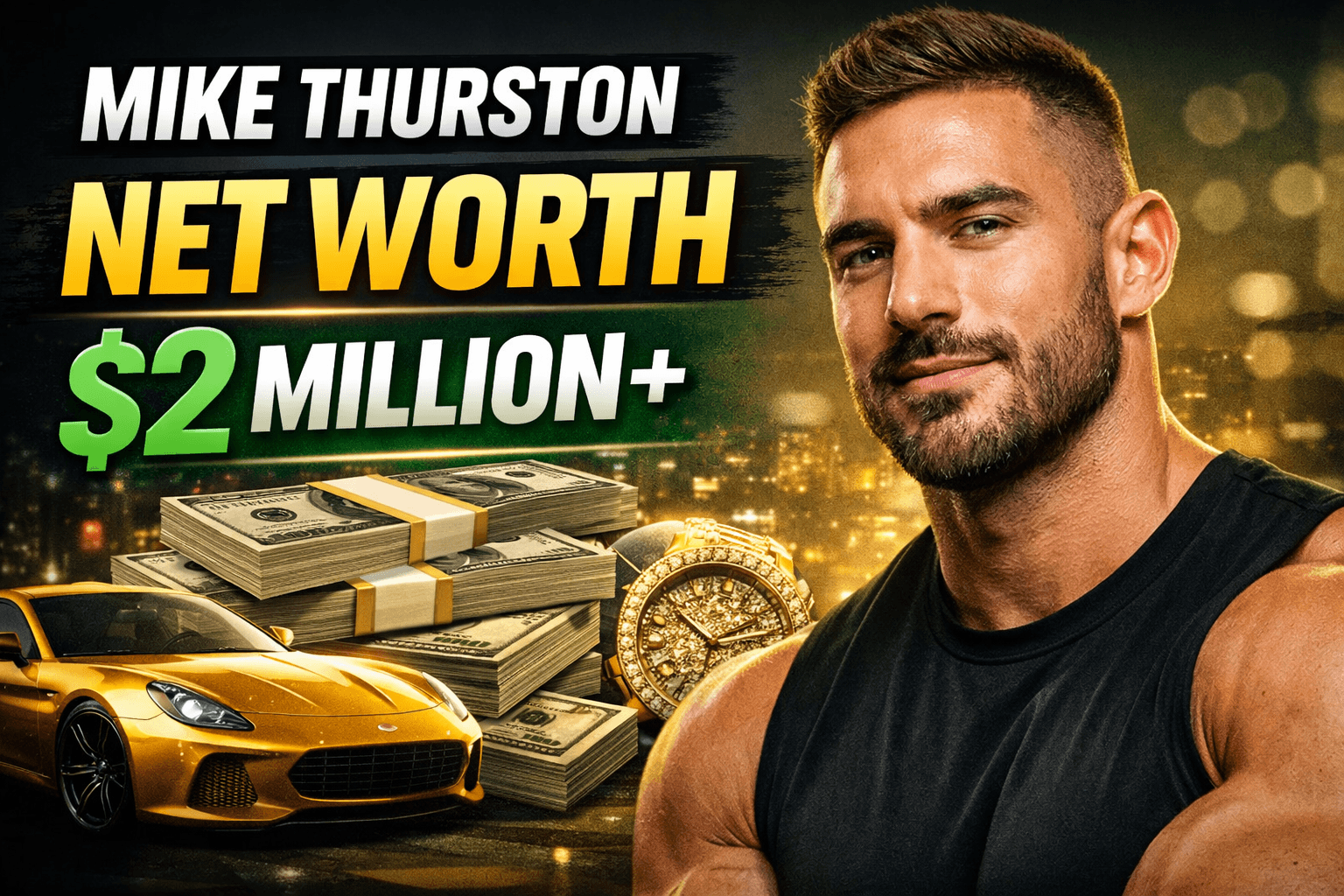 Mike Thurston net worth showing fitness entrepreneur lifestyle and income success