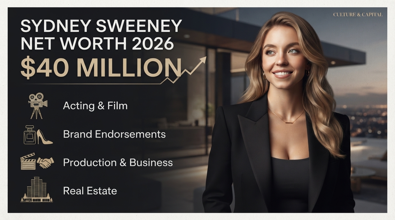 Sydney Sweeney Net Worth 2026: Inside Her $40 Million Hollywood Empire