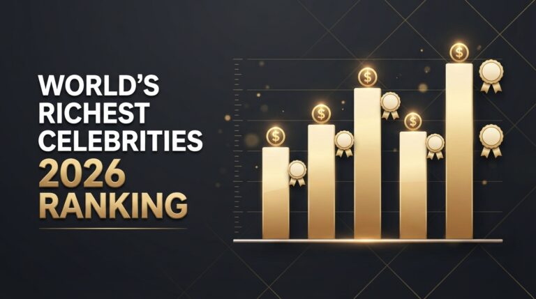 richest celebrities in the world 2026 ranking chart